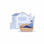 Biens immobiliers concept