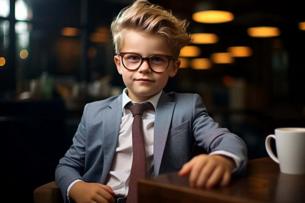 héritier enfant businessman